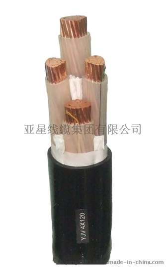 铜芯交联聚乙烯绝缘聚氯乙烯护套钢带铠装电力电缆YJV22